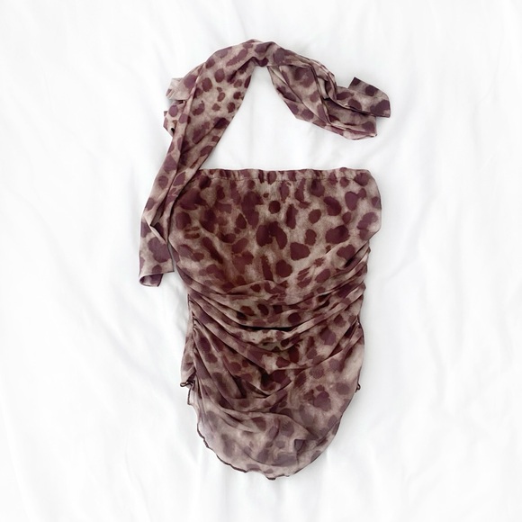 Leopard Tube Top - Picture 1 of 2